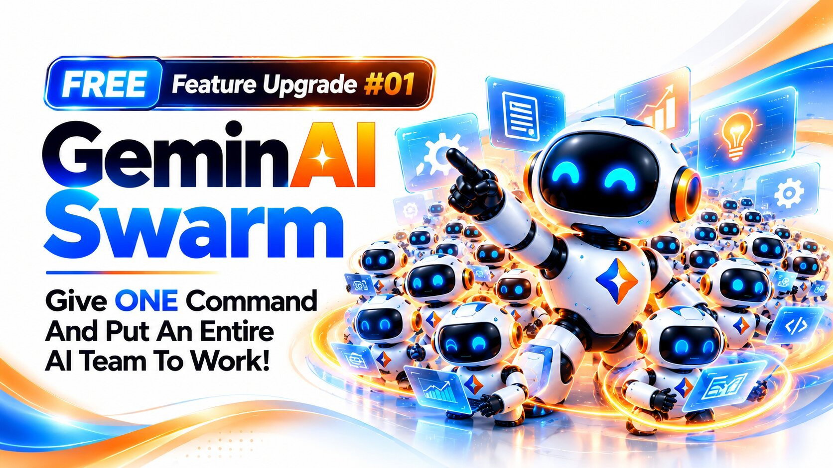 GeminAI Swarm - AI agents working together as a team