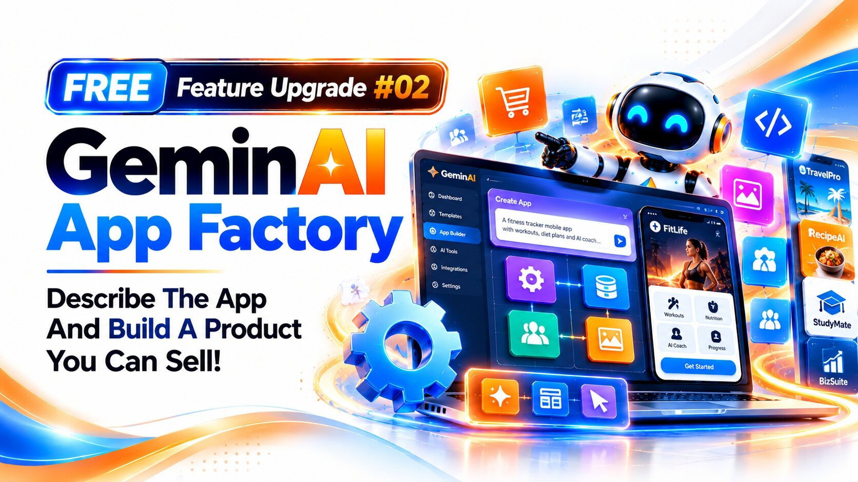 GeminAI App Factory - Build an app from your idea